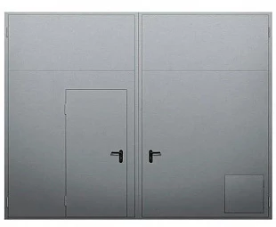 Распашные противопожарные ворота 3000x3000 DoorHan